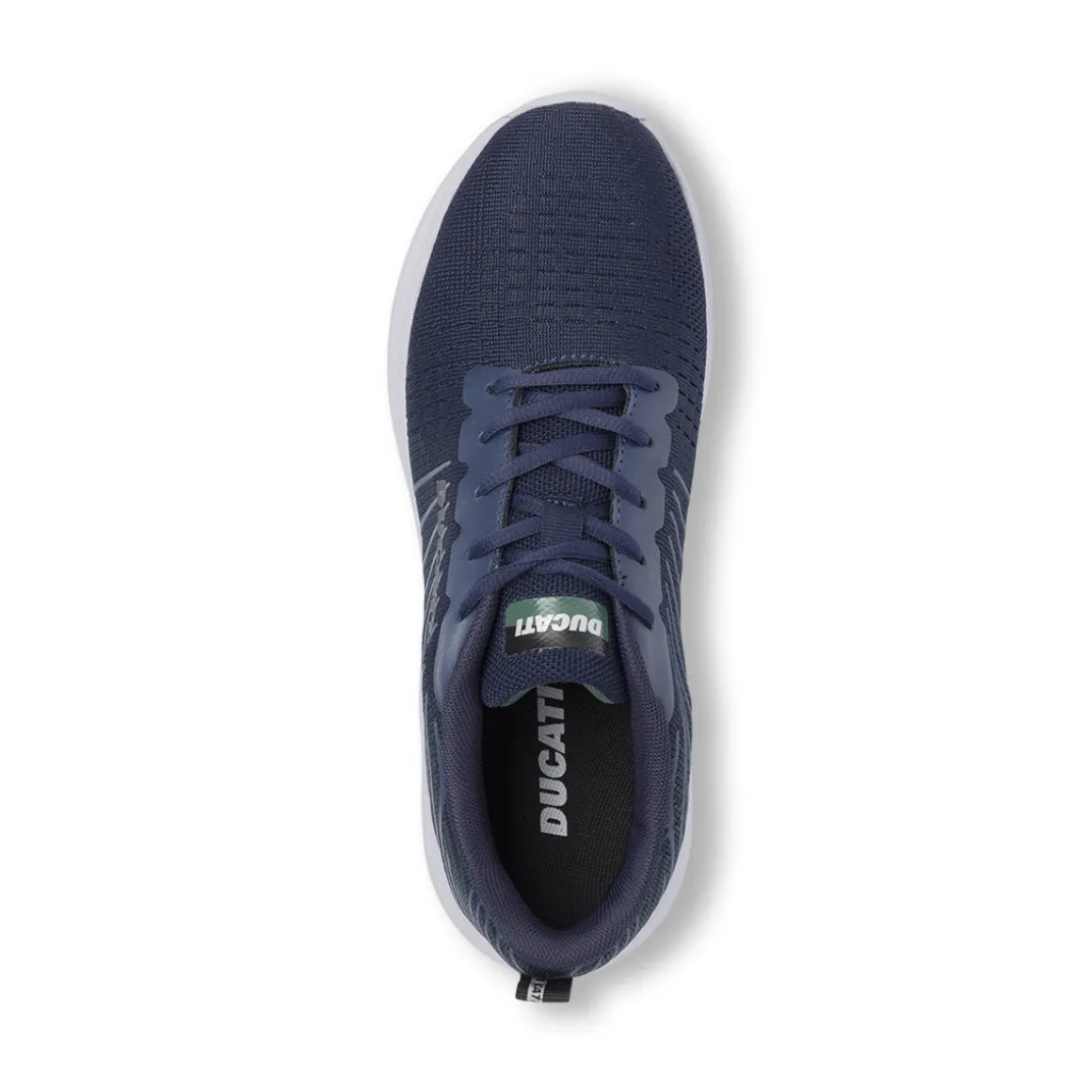 Scarpe da ginnastica blu da Uomo in tessuto Ducati