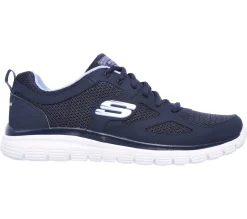 Scarpe da ginnastica blu navy da uomo con soletta Memory Foam Skechers Burns - Agoura