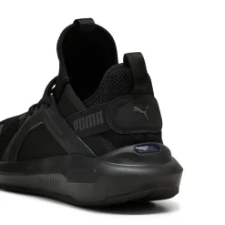 Scarpe da ginnastica da uomo nere in tessuto Puma Softride Enzo 5