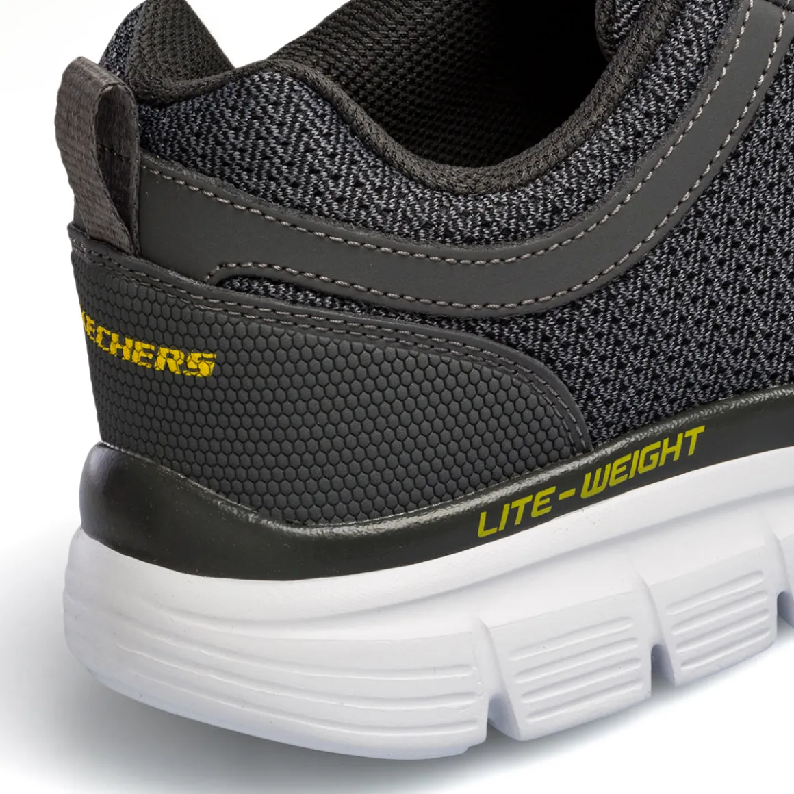 Scarpe da ginnastica grigie da uomo con soletta Memory Foam Skechers Burns - Agoura