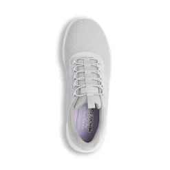 Scarpe da ginnastica grigio e lilla con sottopiede Memory Foam Skech Lite Pro