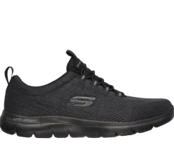 Scarpe da ginnastica nere da uomo con soletta Memory Foam Skechers Summits - Louvin