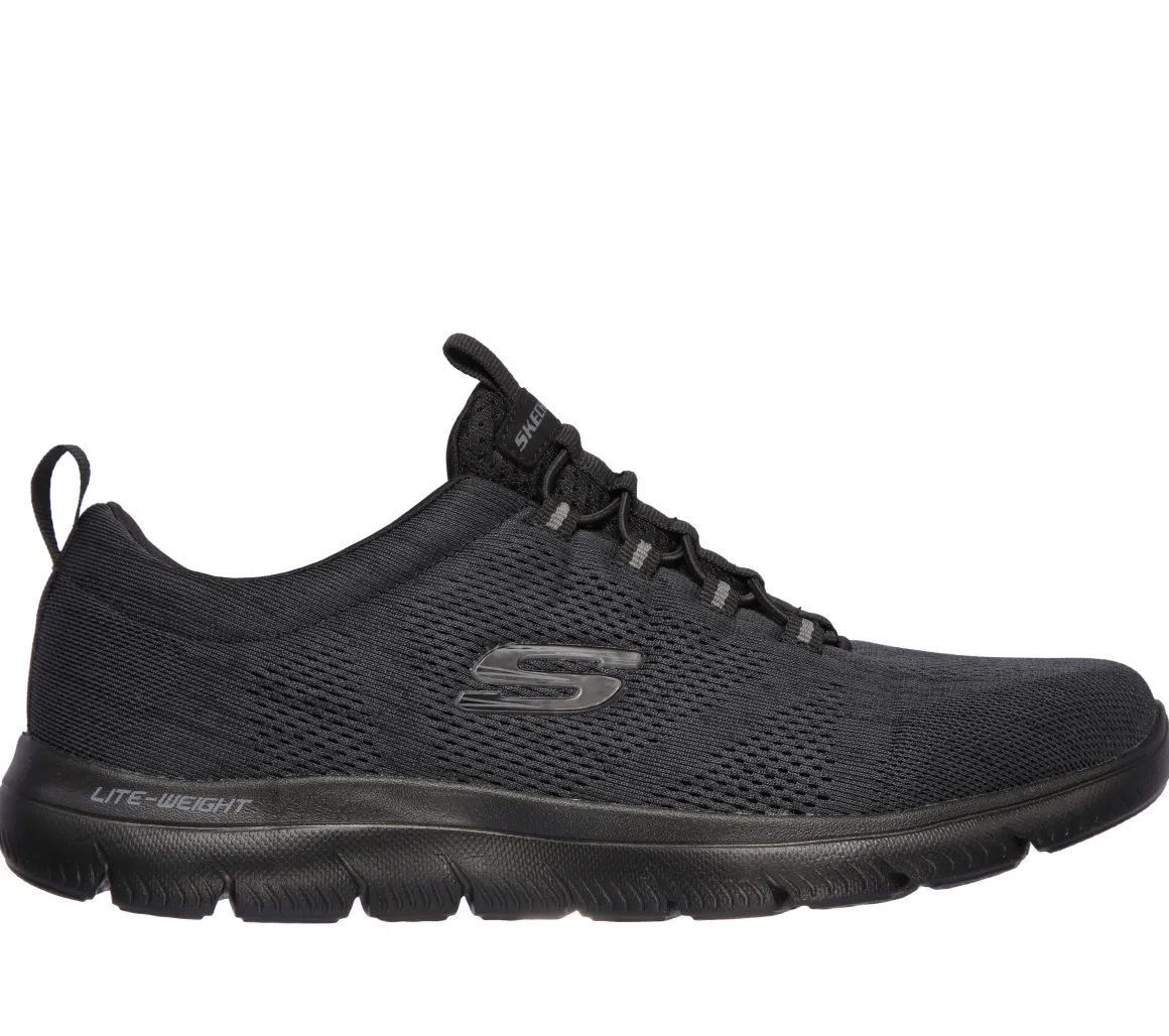Scarpe da ginnastica nere da uomo con soletta Memory Foam Skechers Summits - Louvin