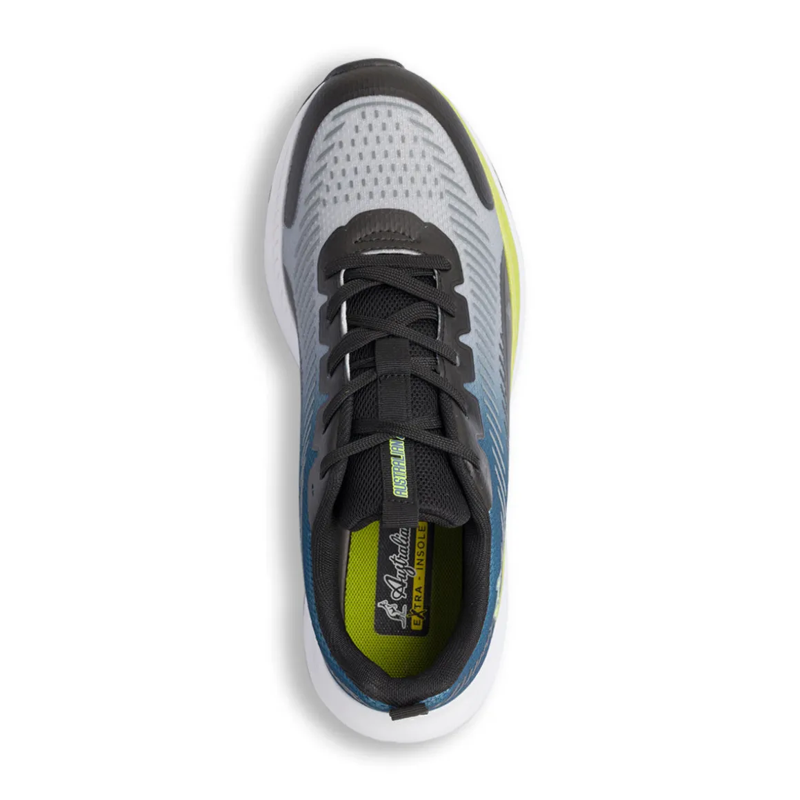 Scarpe da ginnastica nere e blu con dettagli verdi da Uomo Australian