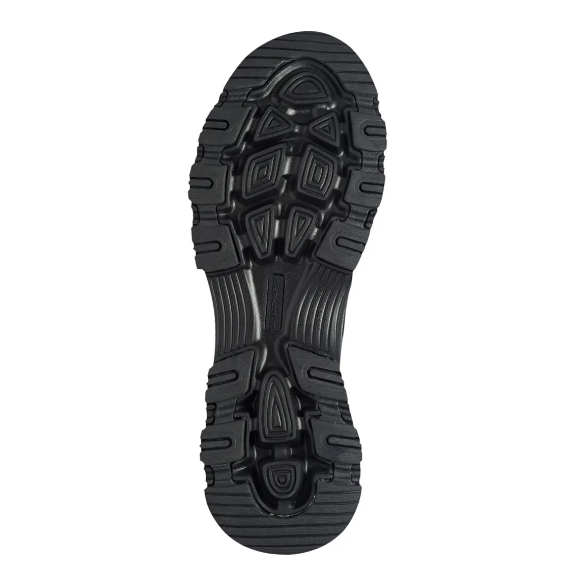 Scarpe da ginnastica nere in similpelle e tessuto con sottopiede Memory Foam Skechers I-Conik
