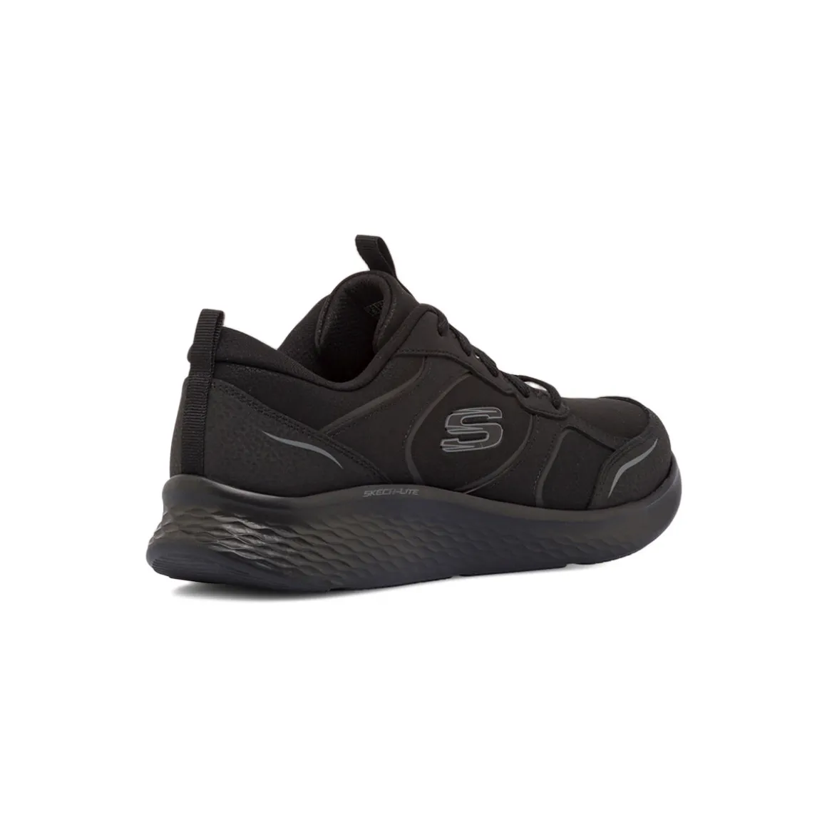 Scarpe da ginnastica nere in pelle con sottopiede Memory Foam Skech Lite Pro