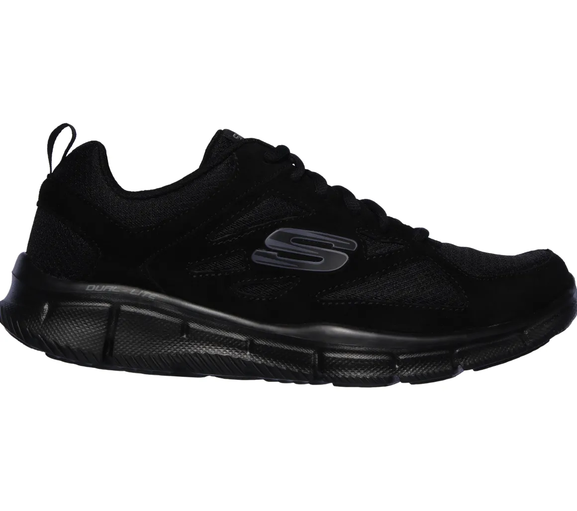 Scarpe da ginnastica nere da uomo con soletta memory comfort Skechers Track