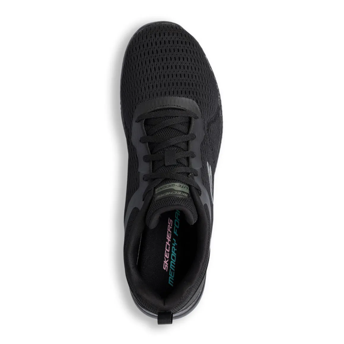 Scarpe da ginnastica nere da donna con sottopiede Memory Foam Skechers Bountiful