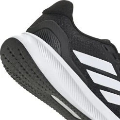 Scarpe da ginnastica nere e bianche da ragazzo con logo adidas Runfalcon 5