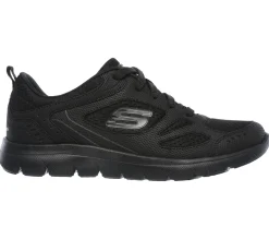 Scarpe da ginnastica nere Donna con Memory Foam Skechers Summits Suited