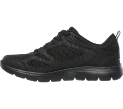 Scarpe da ginnastica nere Donna con Memory Foam Skechers Summits Suited