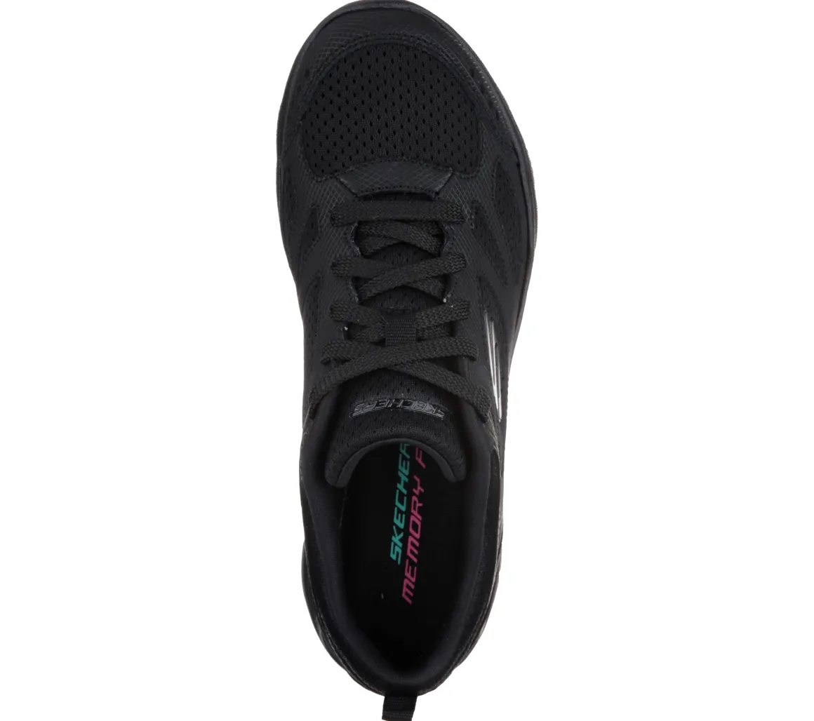 Scarpe da ginnastica nere Donna con Memory Foam Skechers Summits Suited