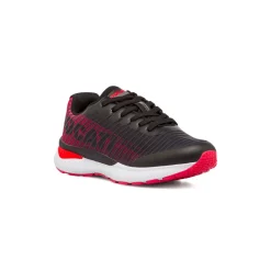 Scarpe da ginnastica nere e rosse da uomo Ducati Balderico 4