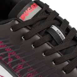 Scarpe da ginnastica nere e rosse da uomo Ducati Balderico 4