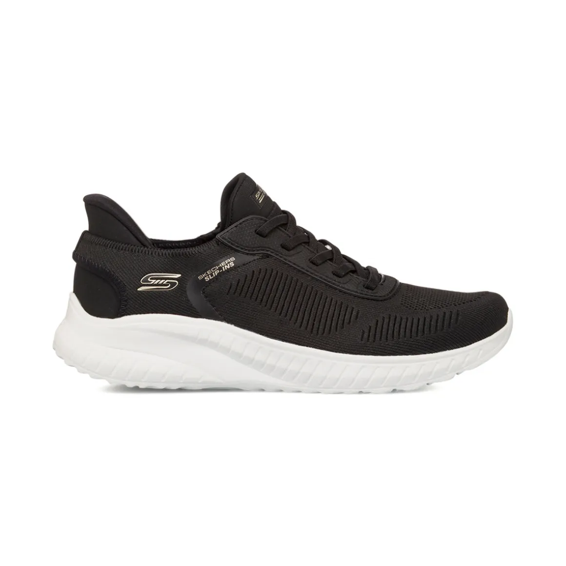 Scarpe da ginnastica nere da Donna in Memory Foam Skechers Slip-Ins