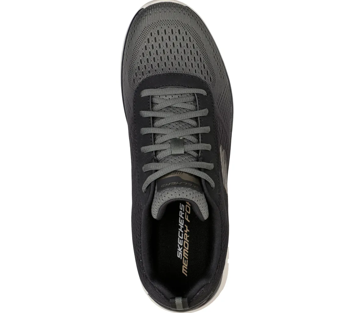 Scarpe da ginnastica nere da uomo con sottopiede Memory Foam Skechers Track - Ripkent
