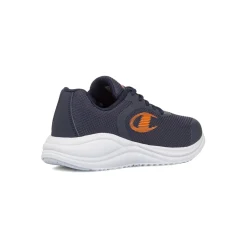 Scarpe da ginnastica ragazza blu con dettaglio arancione Champion Syphon Engage