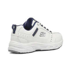 Scarpe da ginnastica Rétro bianche da uomo con soletta Memory Foam Skechers Oak Canyon