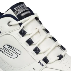 Scarpe da ginnastica Rétro bianche da uomo con soletta Memory Foam Skechers Oak Canyon