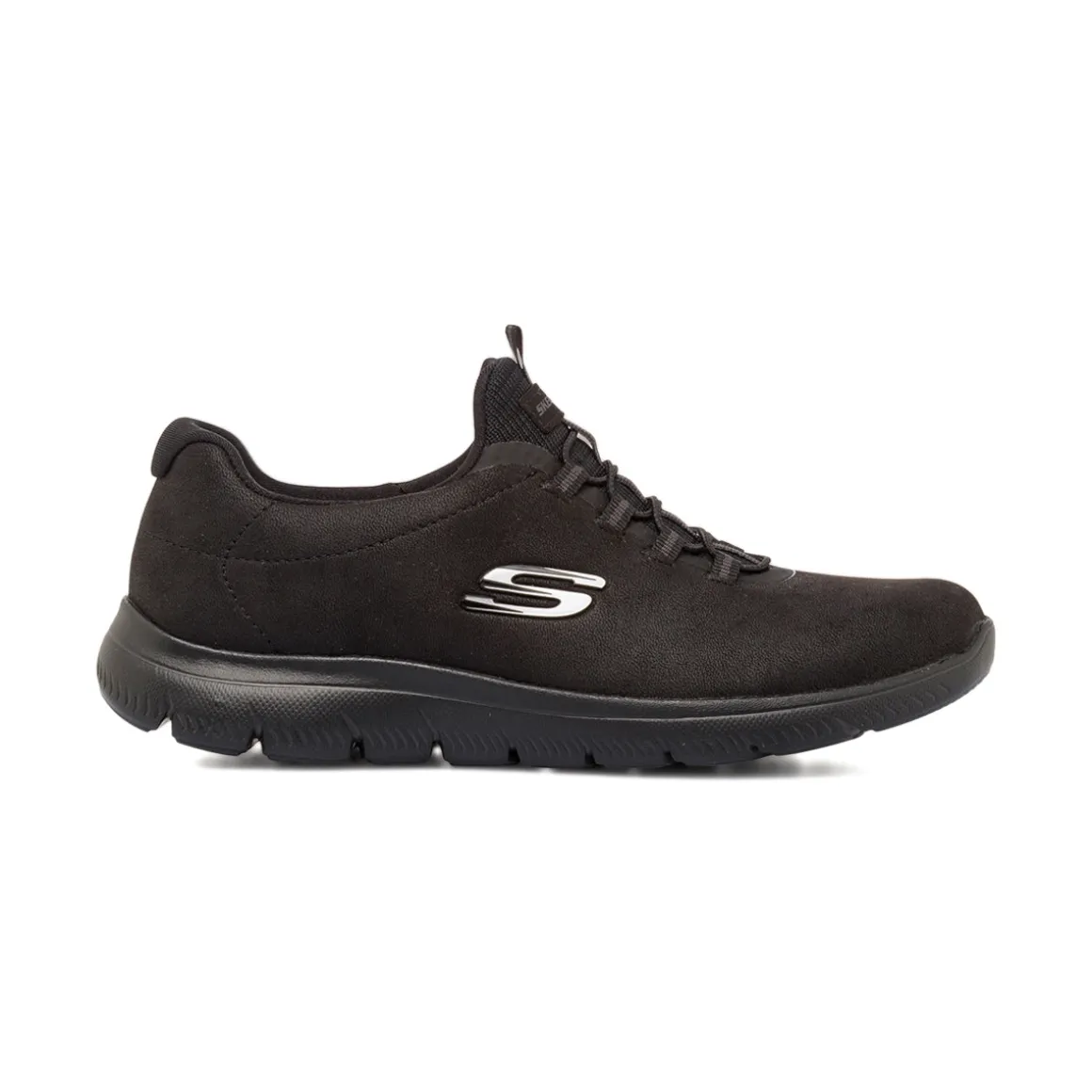 Scarpe da ginnastica Slip-on nere da Donna Skechers Summits
