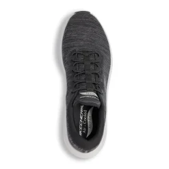 Scarpe da ginnastica slip-on nere con logo Skechers Arch Fit