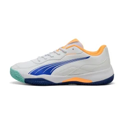 Scarpe da padel da Uomo bianche con dettagli multicolore Puma Nova Smah