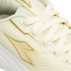 Scarpe da running bianche e gialle effetto sfumato da Donna Diadora