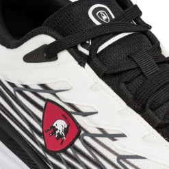 Scarpe da running bianche da Uomo con dettagli neri e logo Tonino Lamborghini