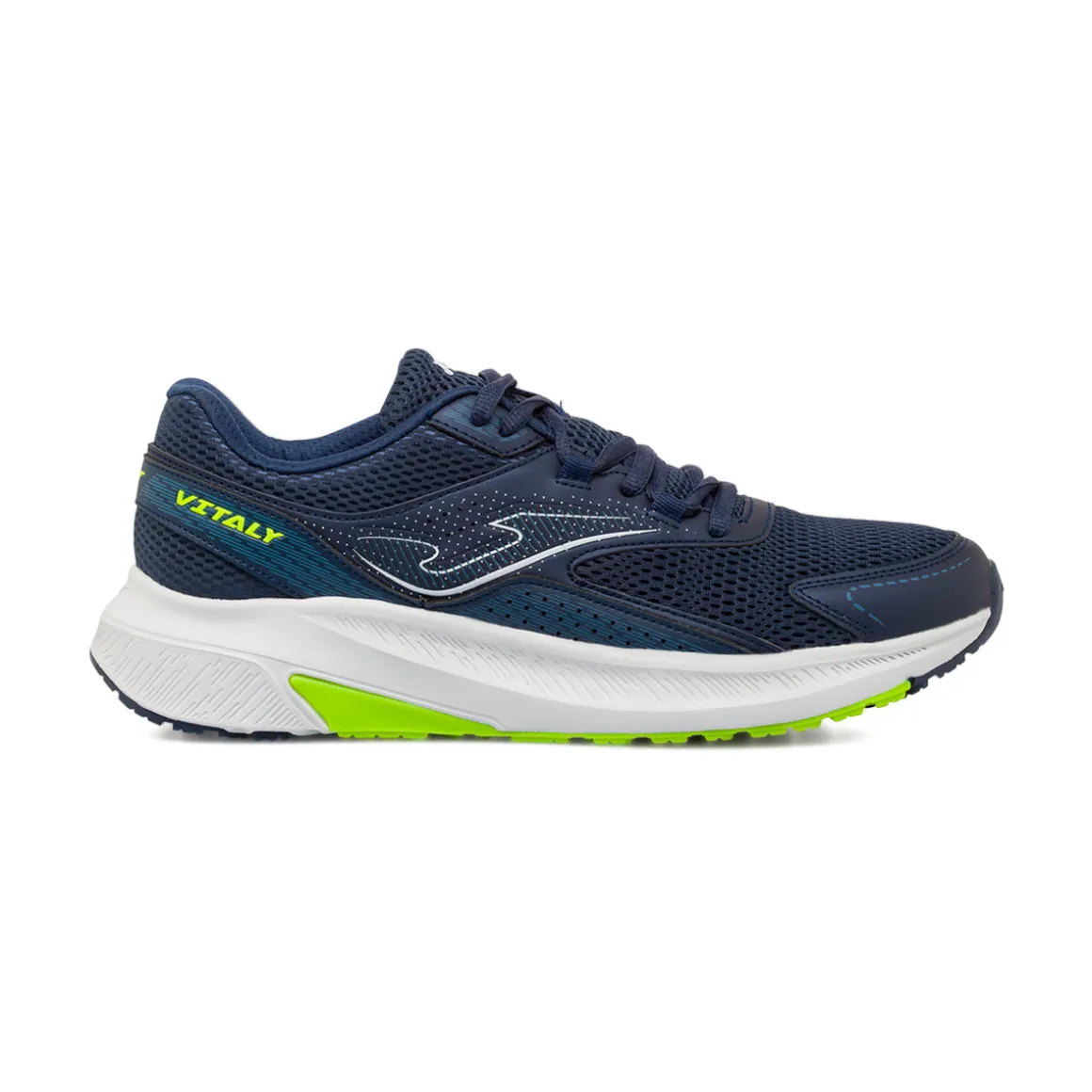 Scarpe da running blu da Uomo con dettagli verde neon Joma