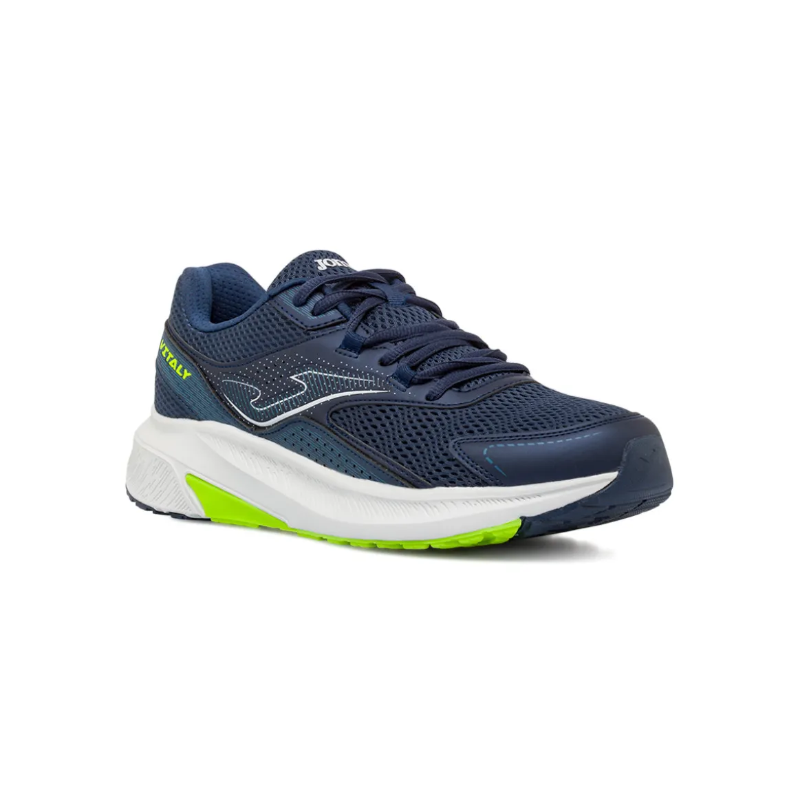 Scarpe da running blu da Uomo con dettagli verde neon Joma