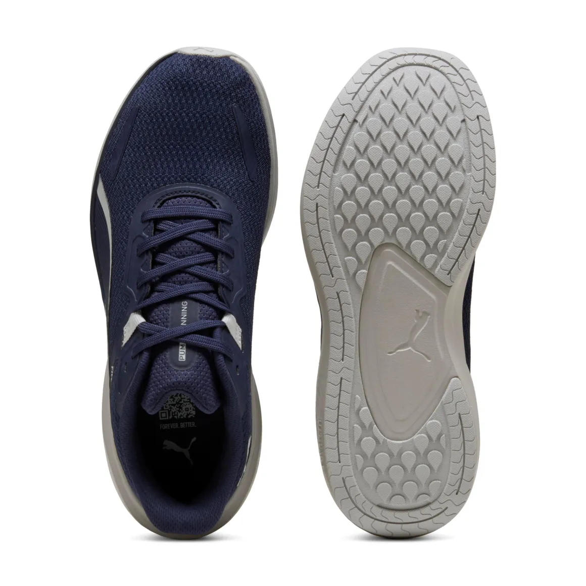 Scarpe da running blu in tessuto Puma Skyrocket da uomo