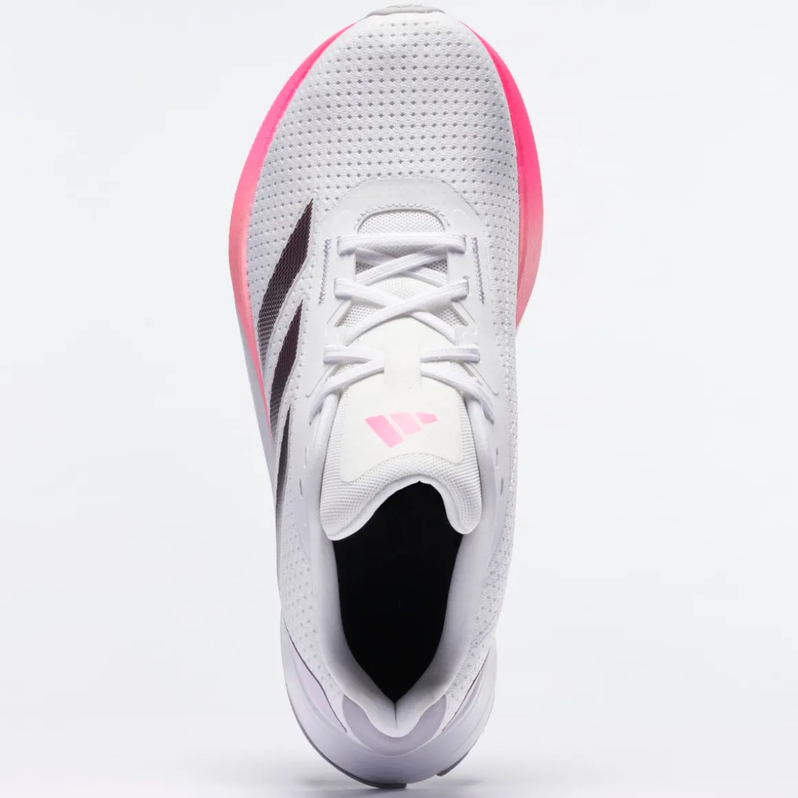 Scarpe da running donna bianche con dettagli rosa e argento adidas Duramo SL