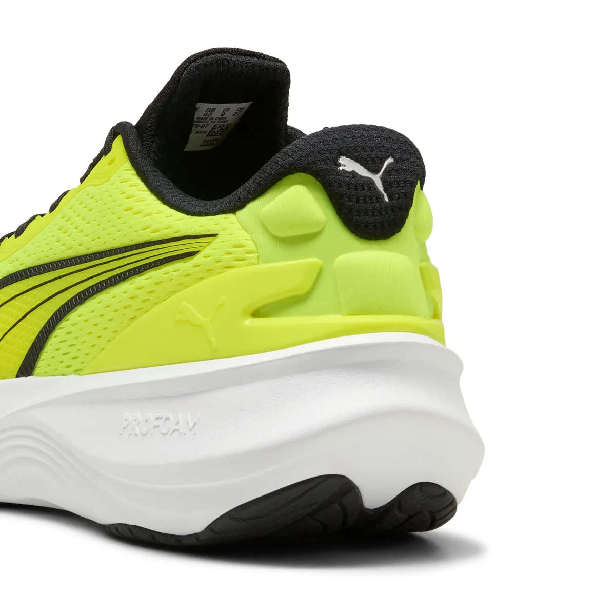 Scarpe da running giallo fluo da Uomo con logo Puma