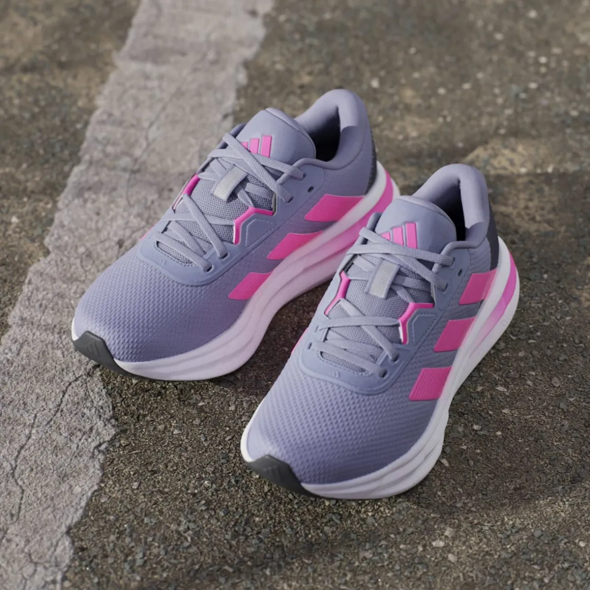 Scarpe da running lilla con dettagli rosa da Donna adidas Galaxy 7