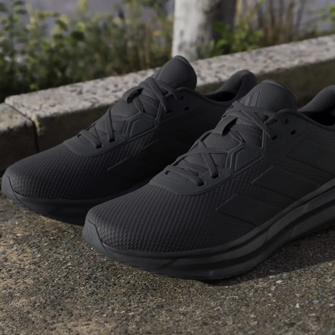 Scarpe da running nere da Uomo con logo adidas Galaxy 7