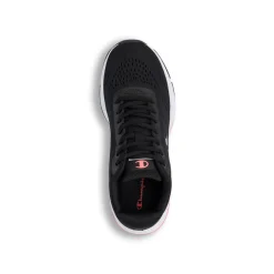 Scarpe da running nere da Donna con inserto rosa e logo Champion Jaunt Low