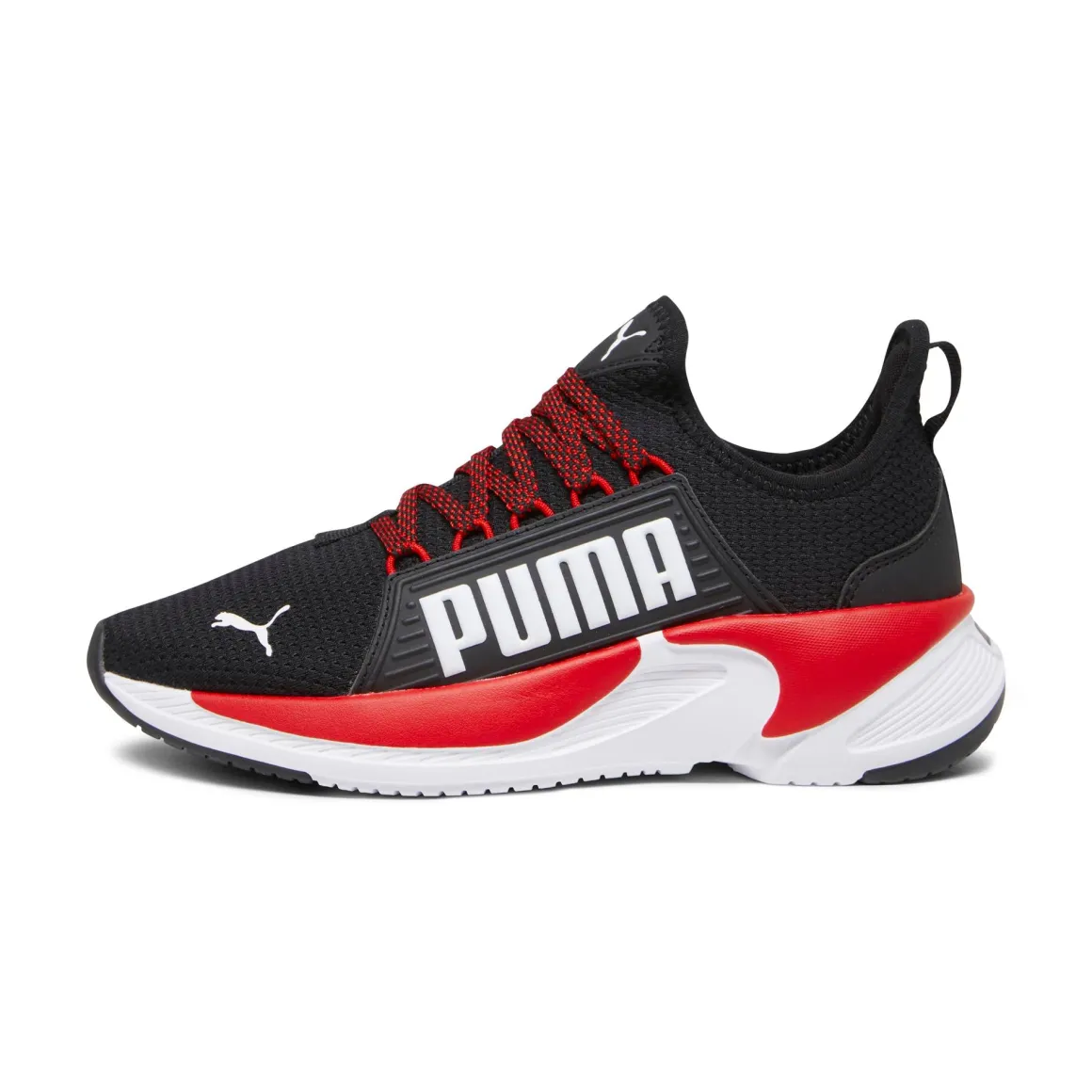Scarpe da running nere da ragazzo con logo laterale Puma Softride Premier Jr