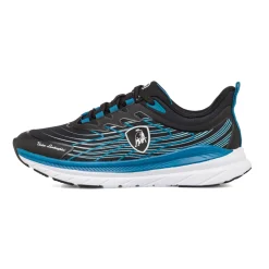 Scarpe da running nere da Uomo con sfumature azzurre Tonino Lamborghini