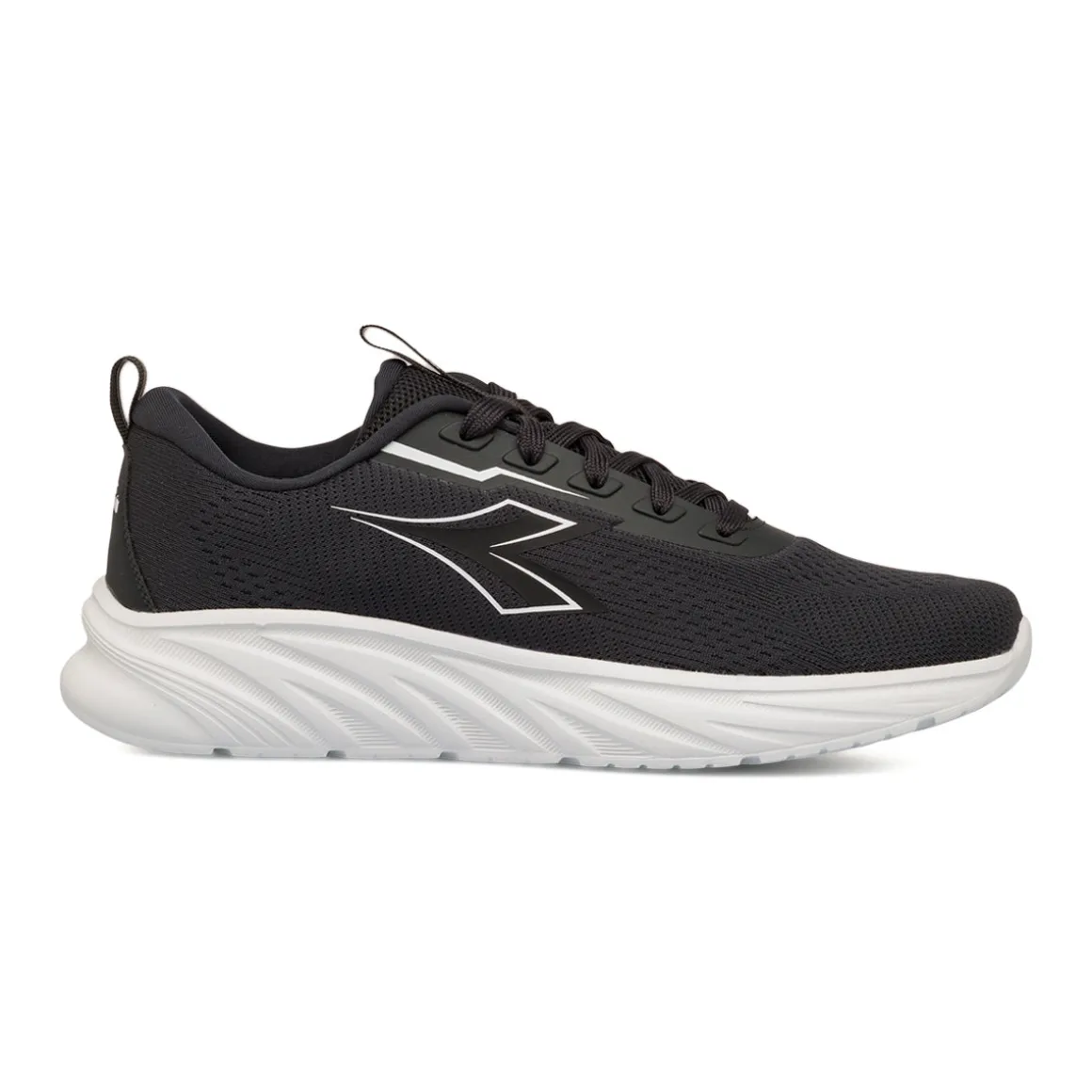 Scarpe da running nere da Uomo con logo Diadora