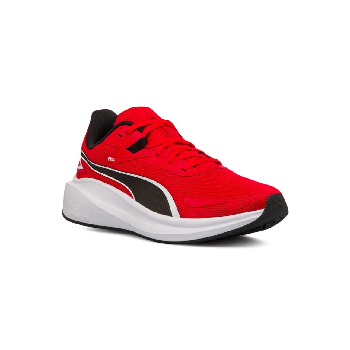 Scarpe da running rosse da uomo con logo laterale Puma Skyrocket Lite