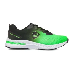 Scarpe da running verdi da Uomo con logo Tonino Lamborghini