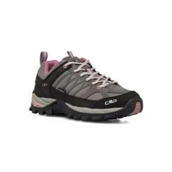 Scarpe da Trekking grigie e nere in pelle da Donna CMP Rigel Low