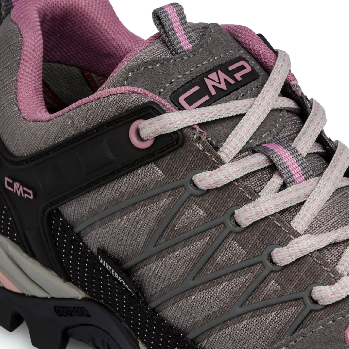 Scarpe da Trekking grigie e nere in pelle da Donna CMP Rigel Low