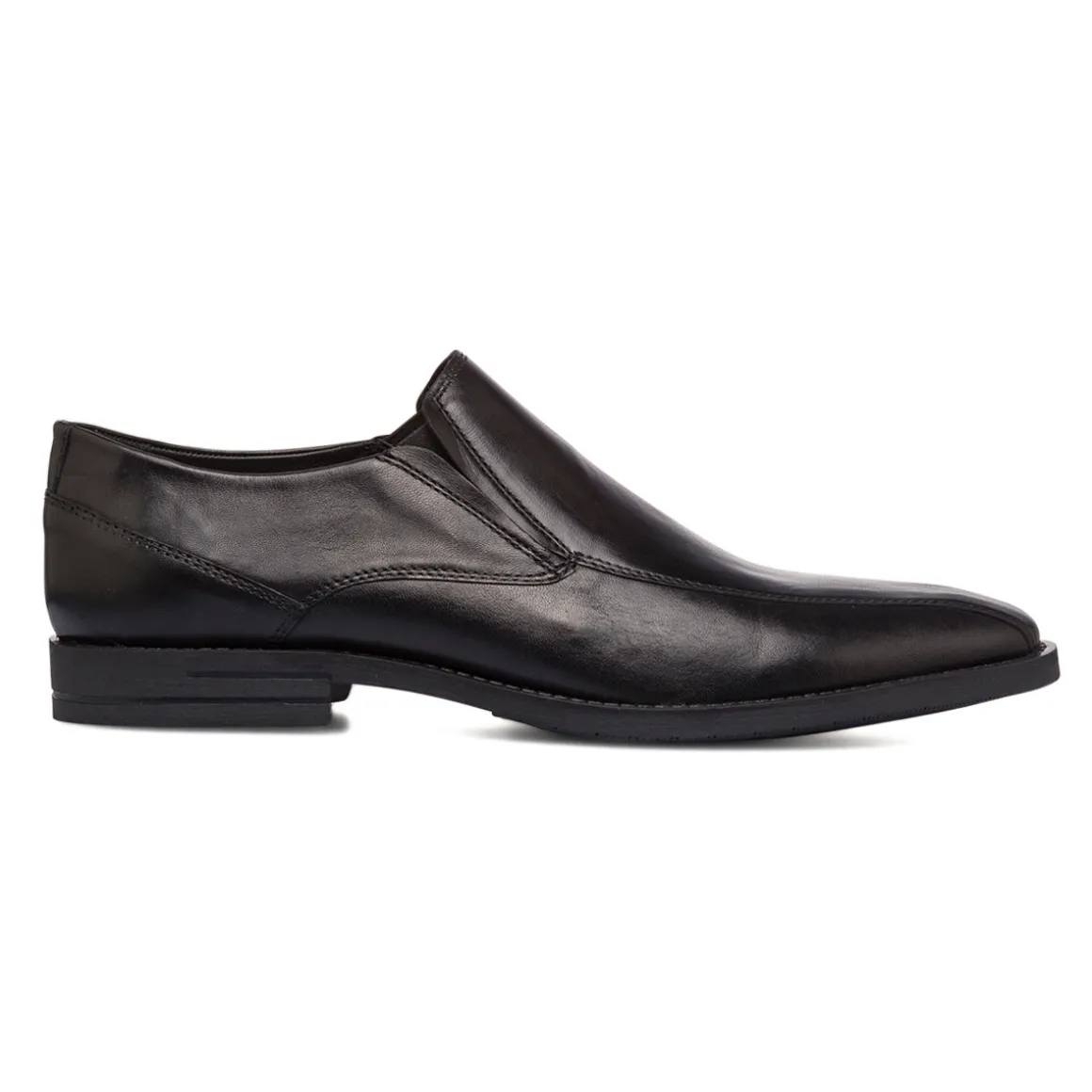 Scarpe eleganti da uomo nere in pelle senza allacciatura La Cuoieria