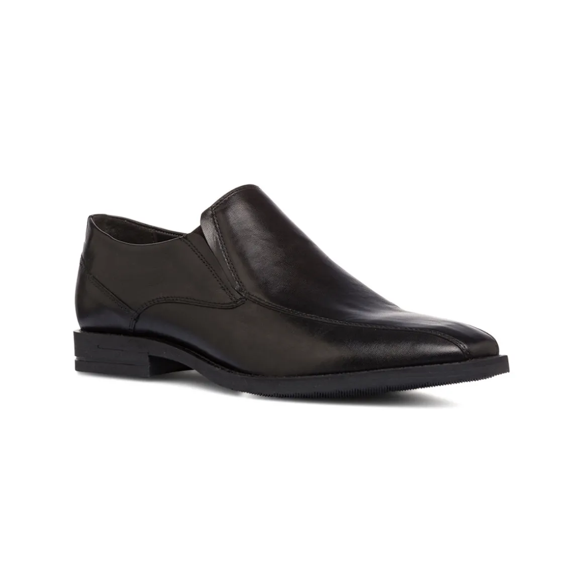Scarpe eleganti da uomo nere in pelle senza allacciatura La Cuoieria