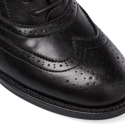 Scarpe Oxford nere da Donna con dettaglio Brogue Lora Ferres