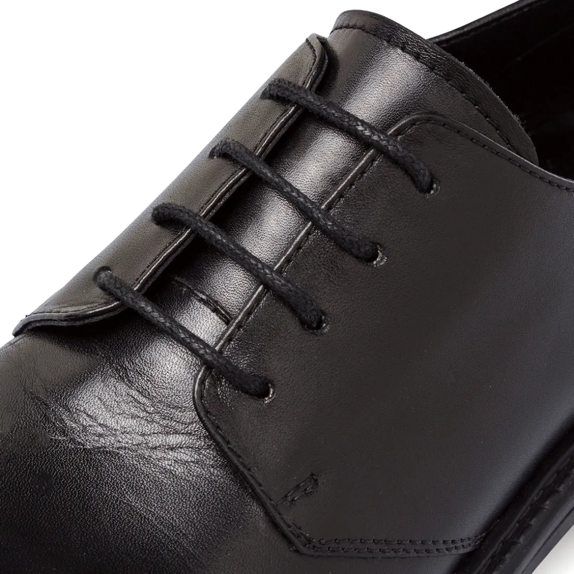 Scarpe Oxford nere da Donna in pelle Primopiano