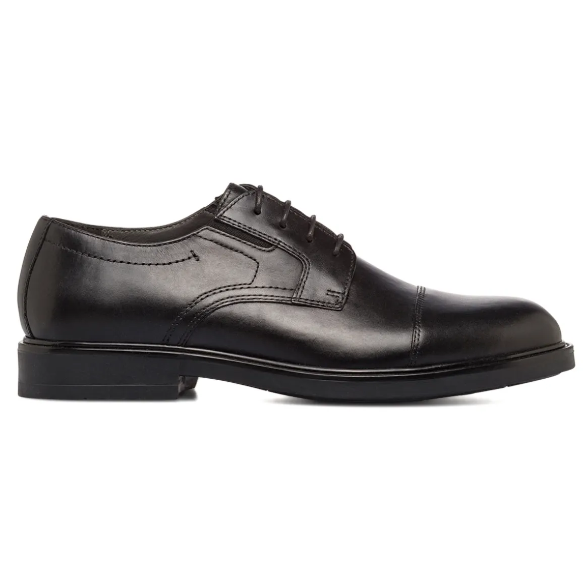 Scarpe Oxford nere da Uomo in pelle Primopiano