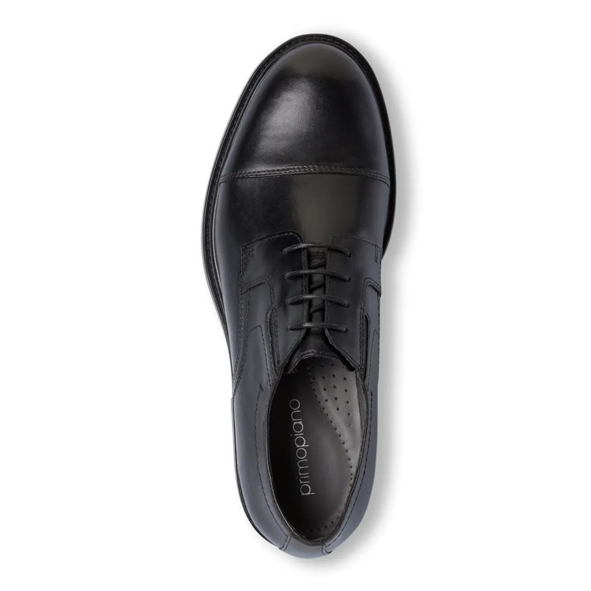 Scarpe Oxford nere da Uomo in pelle Primopiano