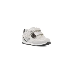 Scarpe primi passi da bimba argento con farfalle e glitter Chicco